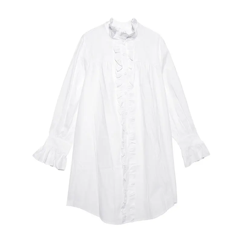 Женское платье с кружевной вышивкой XITAO свободное размера плюс уличная одежда