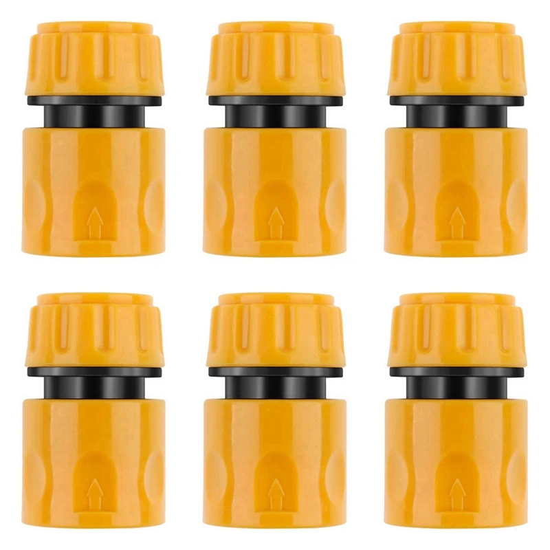 

New 12 PCS Hose End Connectors Garden Hose Quick Connector Double Male Hose End Connector Extender