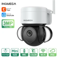 SECTEC Tuya Camera WiFi 3MP Wireless Camera Patio Outdoor CCTV Security Surveillance Cam Security Protection Waterproof Camera