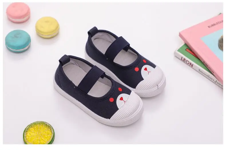 Детская парусиновая обувь Новинка 2019 года Корейская версия белой обуви для
