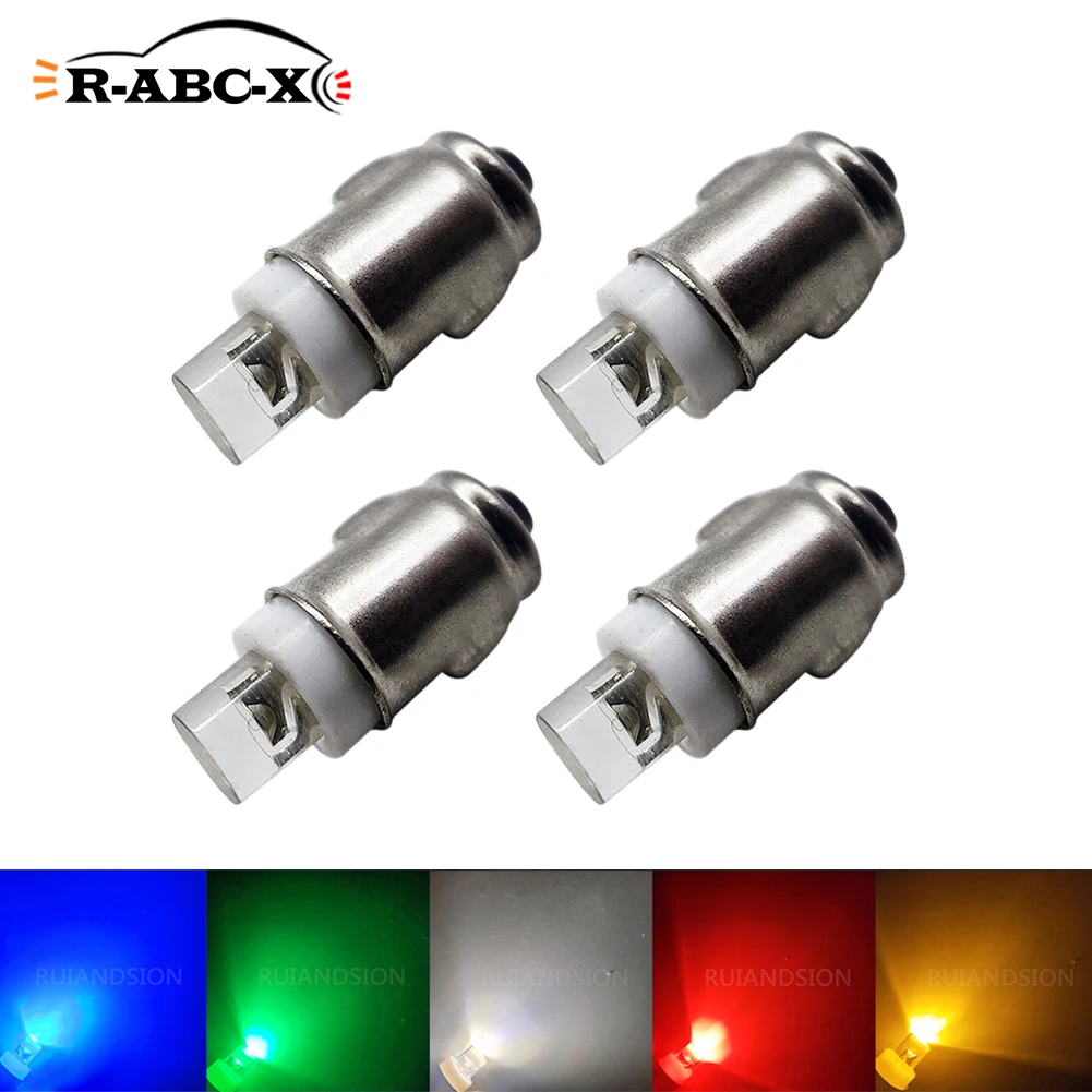 

4pcs Blue BA7S LED DASHBOARD GAUGE WARNING SWITCH BULB 12V RED WHITE GREEN AMBER GLB281