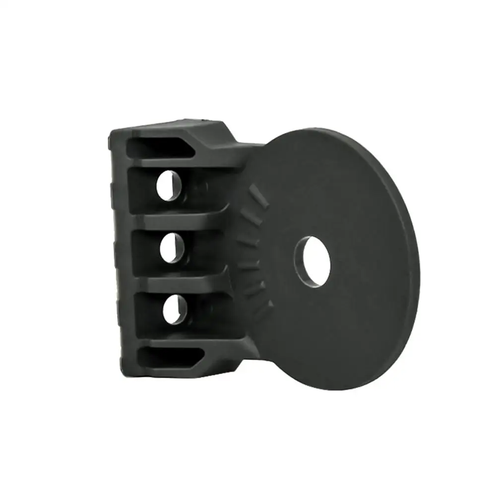 2 Pcs Mounting Kit Platform Tactical Headphone Helmet Bracket Accessories for Outdoor Hunting Airsoft Tactical Flashlight   Gray