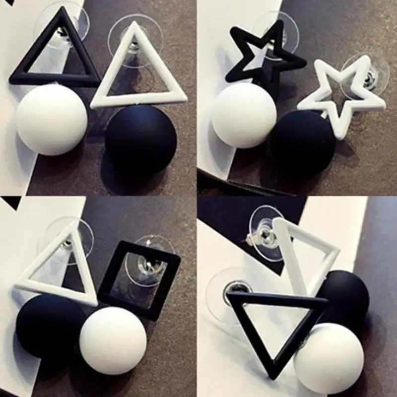 2020 новые модные Асимметричные женские черно белые смешанные цвета полые