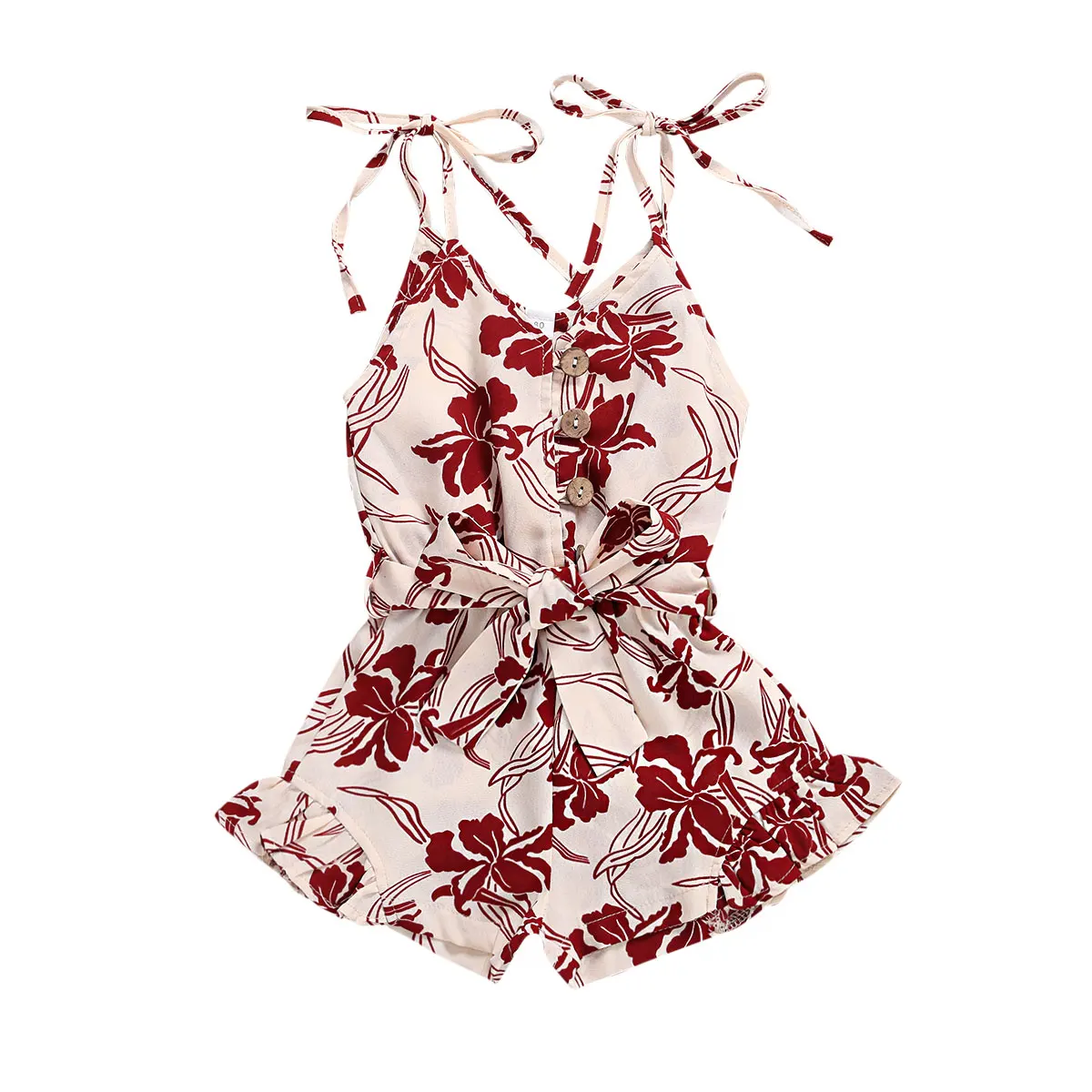 Детская летняя одежда свежие короткие комбинезоны без рукавов на тонких