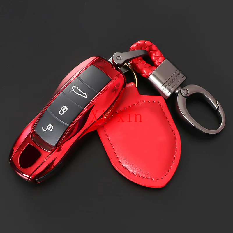 

For Porsche Cayenne macan panamera 718 all-inclusive special key cover remote protective shell buckle