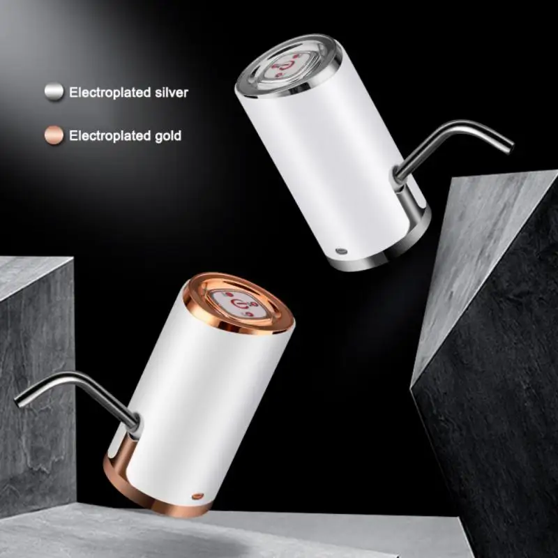 

Насос для бутылки с водой из АБС-пластика, 1200 мАч, USB-зарядка, автоматический Электрический диспенсер для воды, умный беспроводной насос, быт...