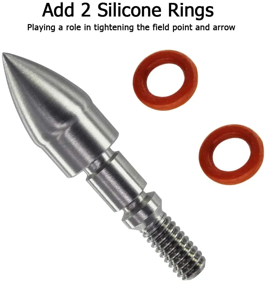 

Maifield из нержавеющей стали для стрельбы из лука, очки, легко тянутся, наружный диаметр 5/16 (7,94 мм), 100 зернистый винт в поле стрельбы из лука