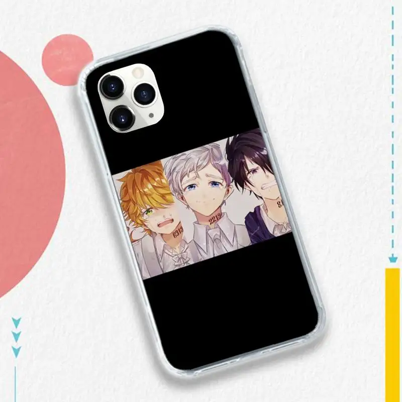 

The Promised Neverland pattern high quality Phone Case funda for iPhone 11 12 pro XS MAX 8 7 6 6S Plus X 5S SE 2020 XR
