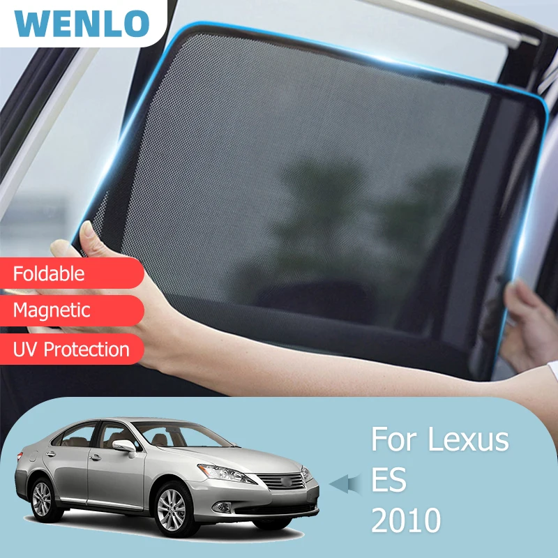 

For Lexus ES ES350 ES300 ES240 2007-2012 Front Windshield Car Sunshade Side Window Blind Sun Shade Magnetic Mesh Curtain Cover