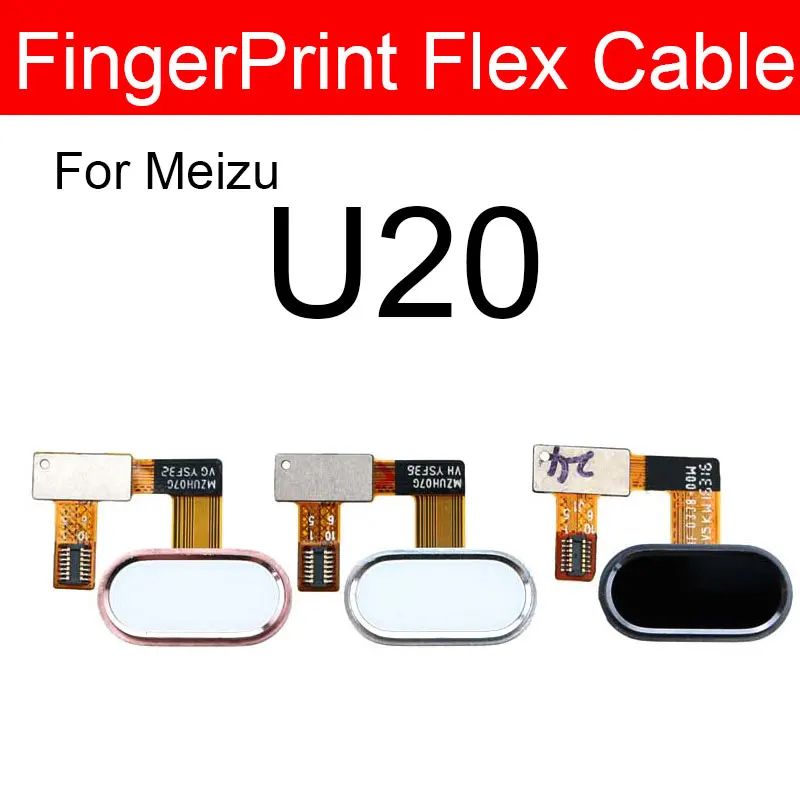Шлейф с датчиком отпечатков пальцев для Meizu U20 U685H Меню Возврат сенсорного датчика гибкий ленточный Ремонт Запчасти Замена