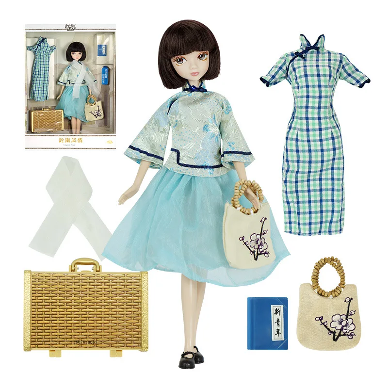 Кукла шарнирная с подвижными суставами и сумкой для обуви|Куклы| |