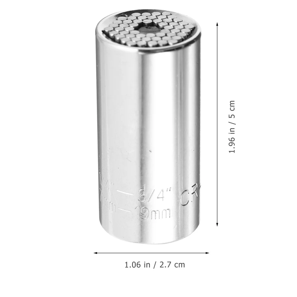 

1pc Universal Socket Tool 7-19mm with 1pc 3/8 Inch Power Drill Adapter