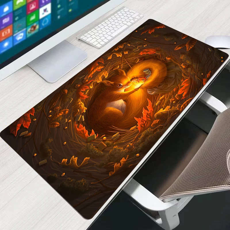 

Large Mouse Pad Fantasy Animal Desk Mat Gaming 30x90 Mouse Pad Non-slip Natural Rubber Computer Game Accessories Mouse-Pad