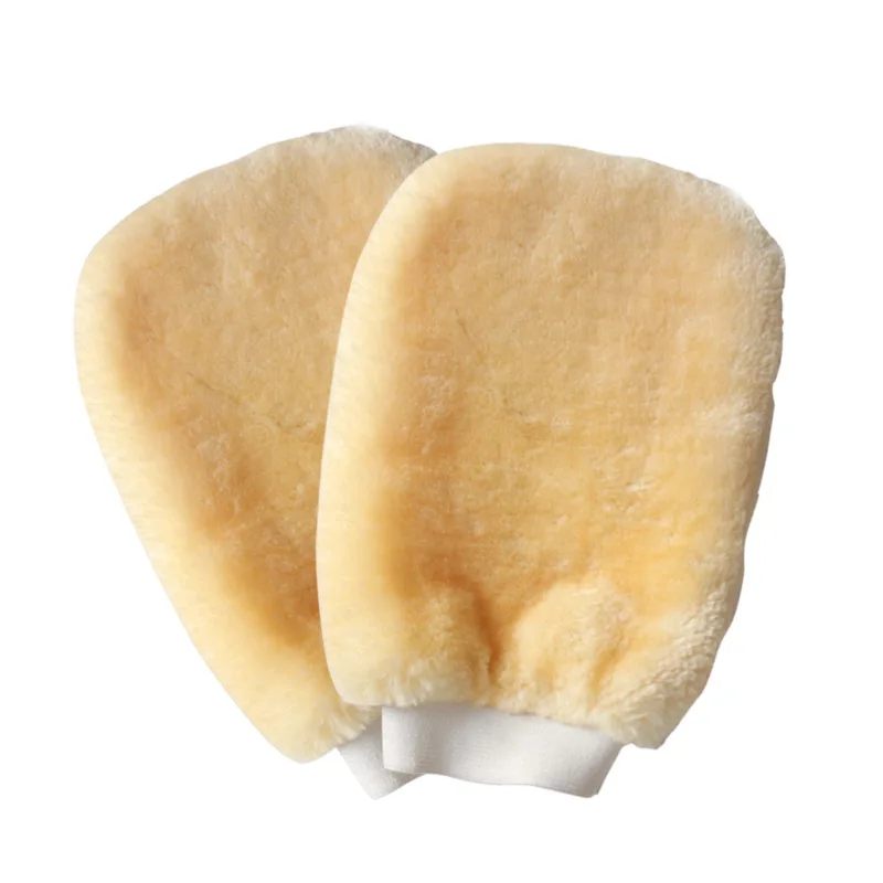 

Car Winter Washing Gloves Double sided Imitation Wool Cashmere Auto Cleaning Tools Waterproof Dense Useful