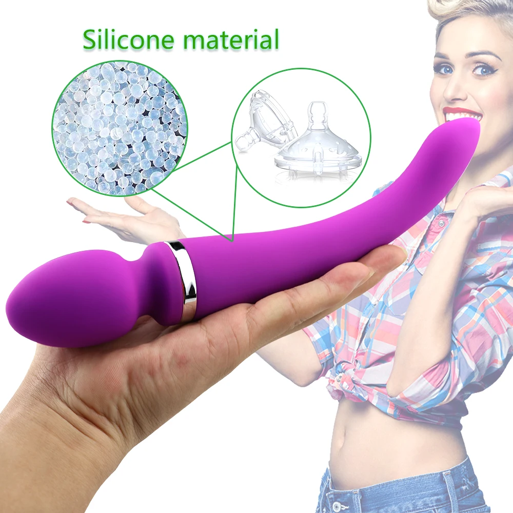 Перезаряжаемые G-spot вибрации интимные игрушки AV Волшебная палочка массажер