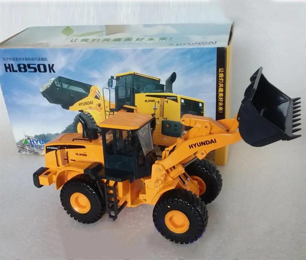 

Коллекционная Игрушечная модель литая для фронтального погрузчика HL850K, 1/40