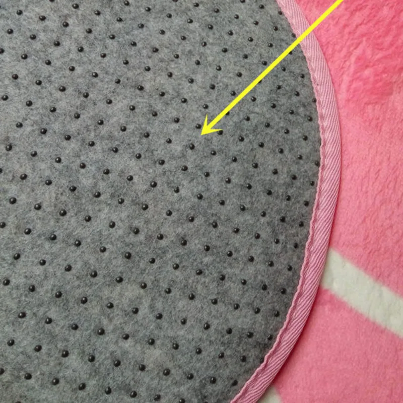 Alfombra de dibujos animados en 3D, 100x150cm, color rosa, Kawaii, suave, peluda, para dormitorio de ni&ntilde;as, regalo de Navidad y A&ntilde;o Nuevo-3