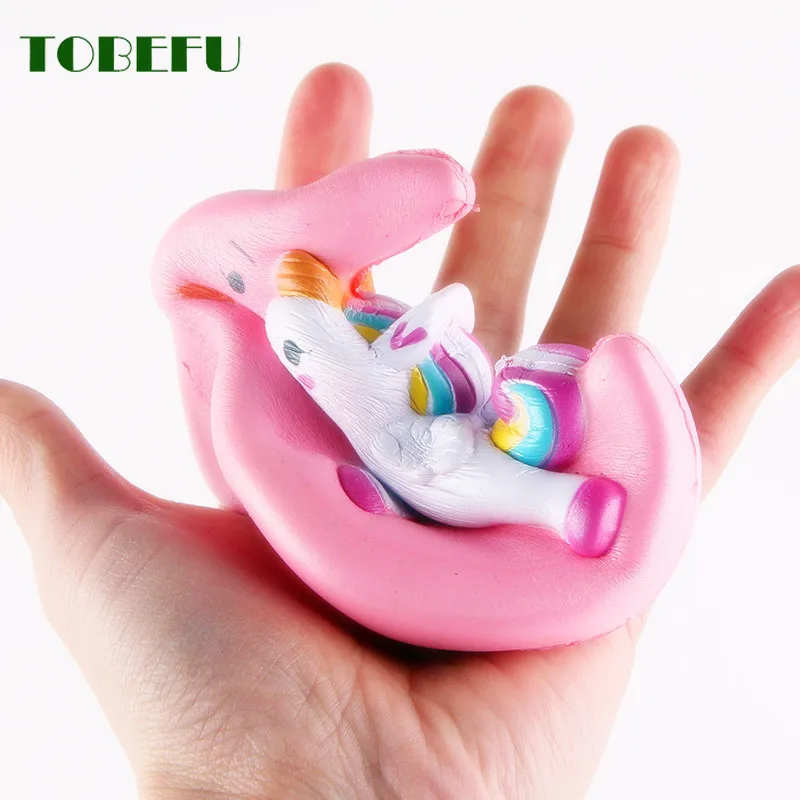TOBEFU Jumbo Kawaii Moon Pegasus Unicorn мягкие медленно растущие сжимаемые игрушки ароматизированные мягкие целебные антистрессовые игрушки для снятия стресса