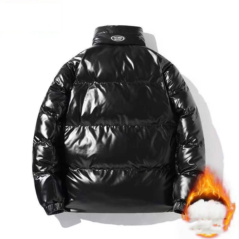 Men's Down Jacket 2021 New Winter Cotton Clothing Thickened Warm Male Jackets Trend Bright Color Man Clothing