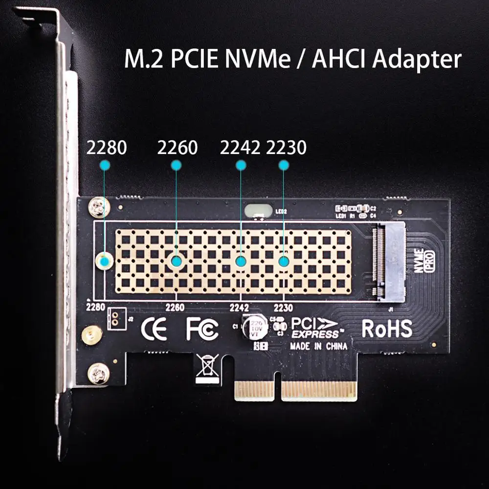 glotrends m 2 адаптерная плата pcie с 10 милл