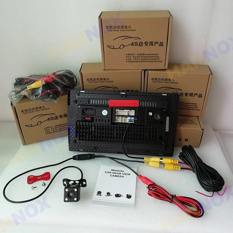 

Модная Автомобильная камера заднего вида HANNOX, Система помощи при парковке CCD, водонепроницаемая, 170 градусов, резервная камера хорошего води...