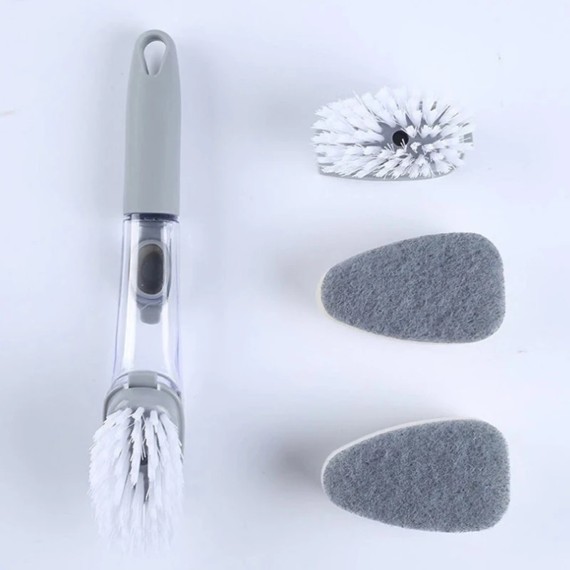 Автоматические жидкостные моющие щетки для посуды Кухонные гаджеты Чистящая