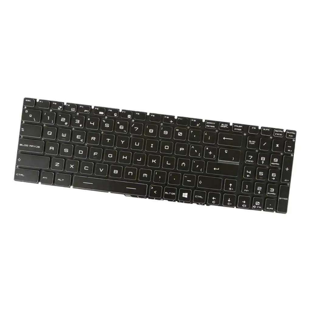 

Black Spanish PC Laptop Keyboard for MSI GE63 7RD GE63VR 7RE 7RF GS73 Series SP