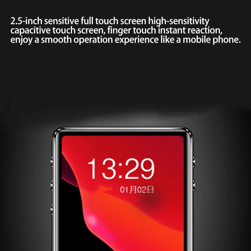 IQQ полный Экран MP3 bluetooth-плеер студент MP4 Walkman английского языка версия MP5