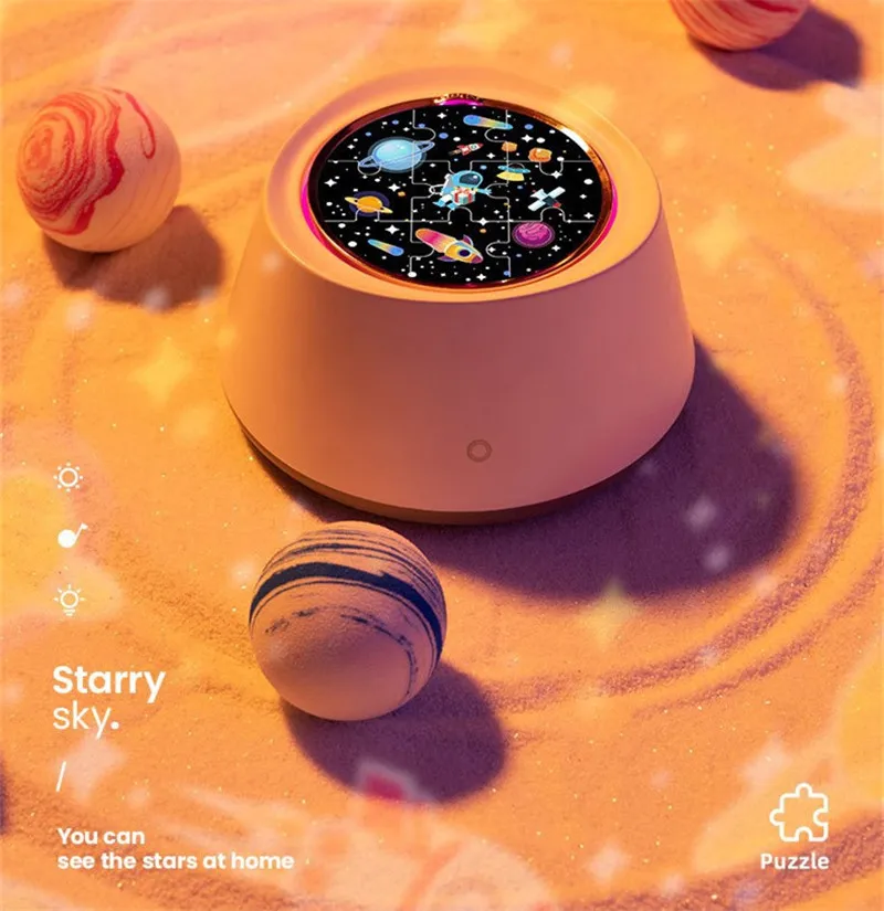 Проекционная лампа-пазл музыкальная проекционная лампа Сказочная музыка