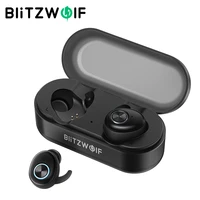 blitzwolf bw fye2 tws true wireless earphone bluetooth compatible earbud in ear earphones sports earpiece hi fi stereo sound