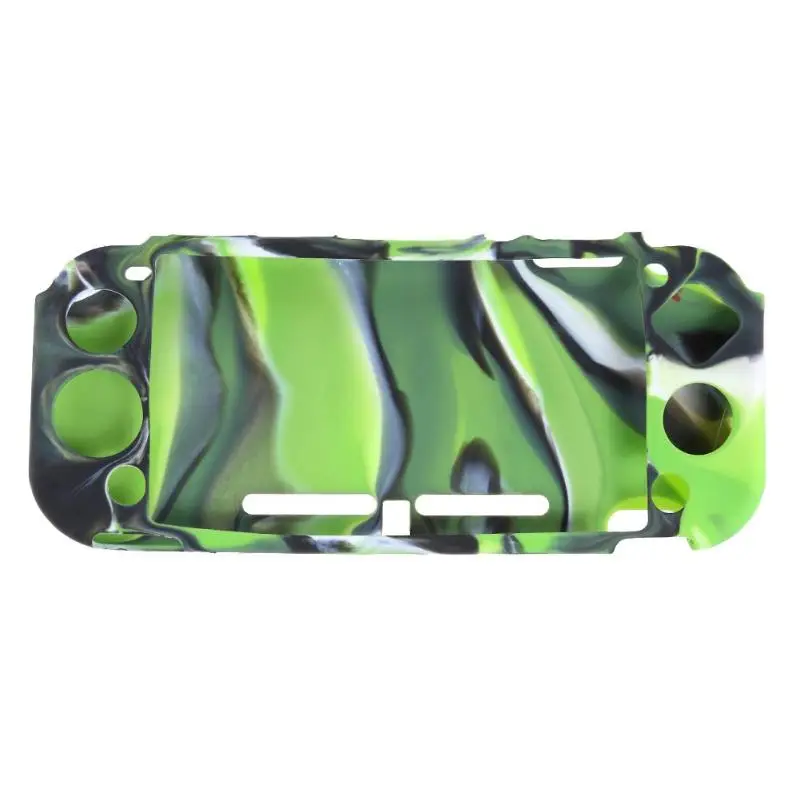 Camouflage green Силиконовый защитный чехол для Switch Lite, мягкий камуфляжный чехол, силиконовый чехол, пригодный для nintendo NS Fundas Coque - Цвет: Camouflage green