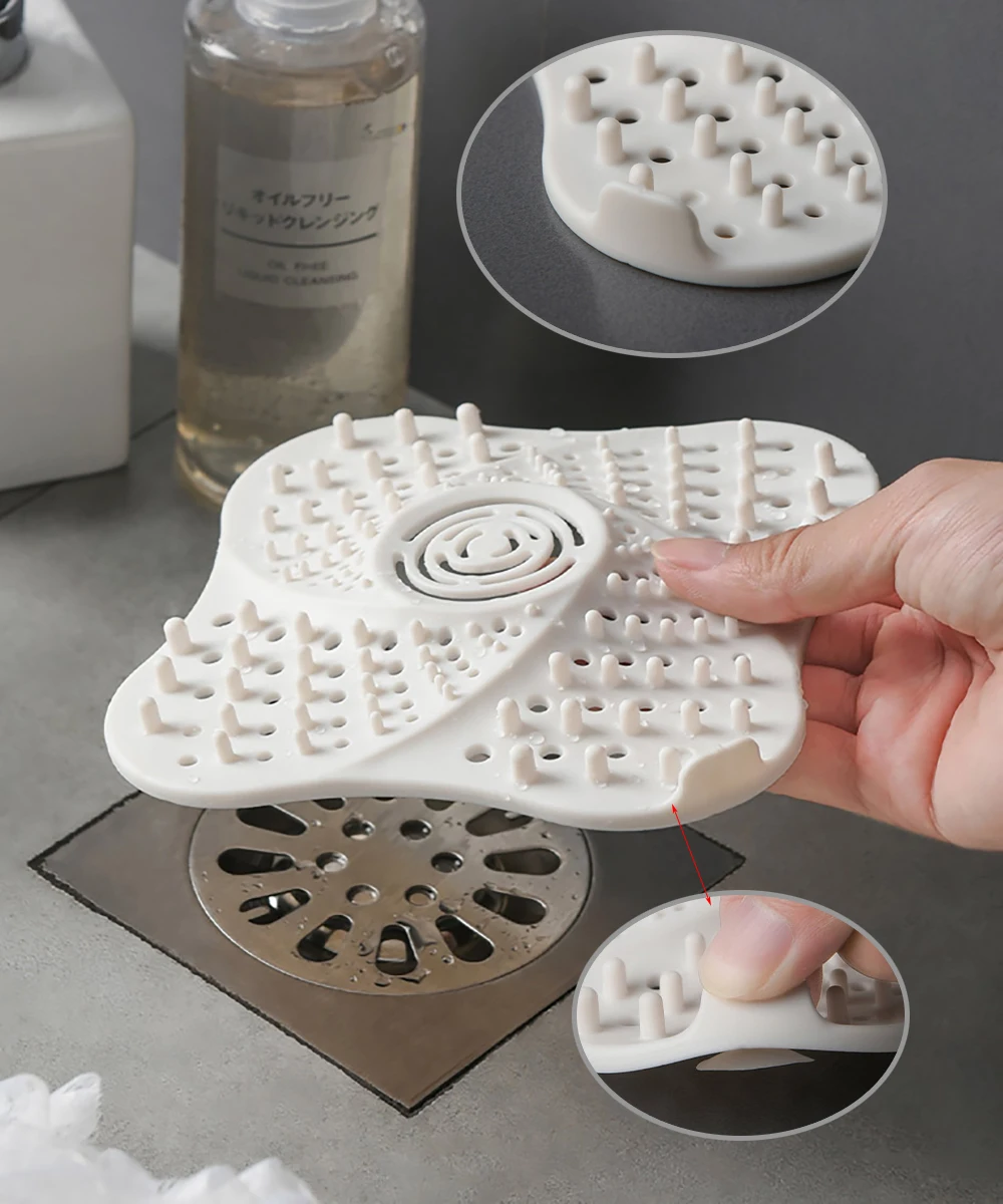 OYT Drain hair catcher with suction cup Hair Catcher Shower Filter for Kitchen Bathroom and Bath tub Stopper | Дом и сад