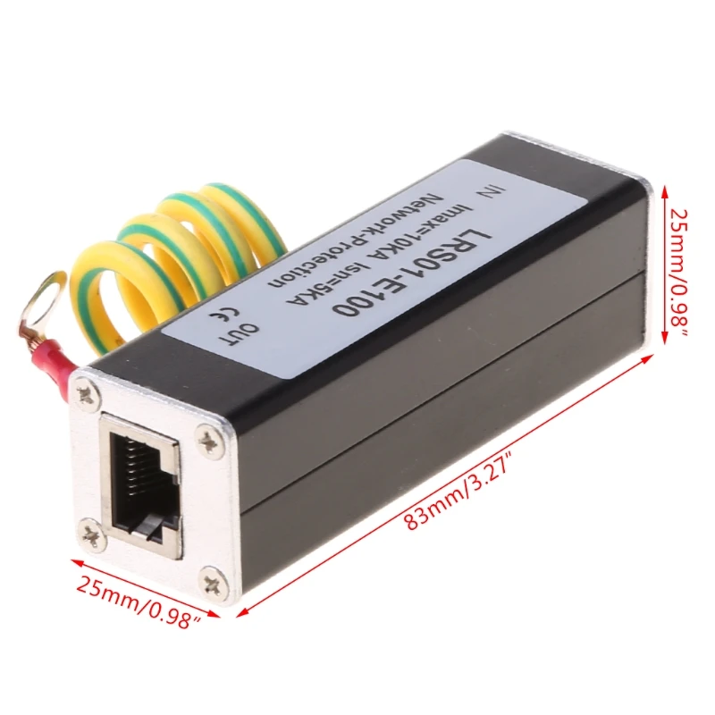 Network RJ45 monitoring equipment camera lightning protector surge Protection device Lightning Arrester | Компьютеры и офис