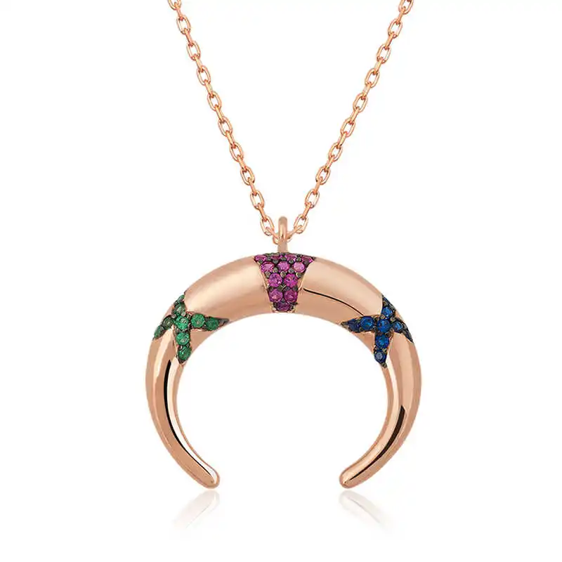 

Серебряный полумесяц Silverlina, Женское Ожерелье