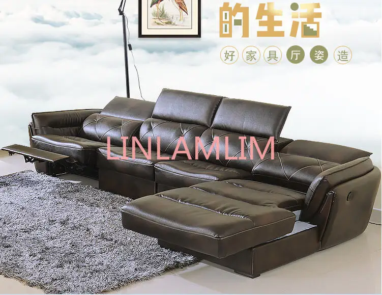 

Living Room Sofa set corner sofa recliner electrical genuine leather sectional sofas modern muebles de sala moveis para casa