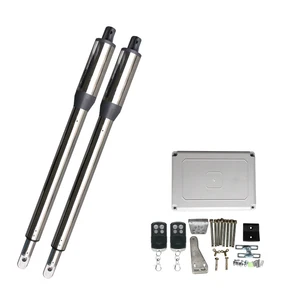 300kg automatic electric double leaf swing door opener swing gate actuator operator courtyard garage gate access control system free global shipping