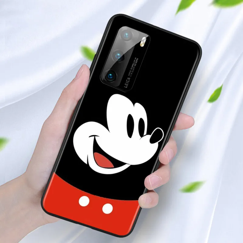 Мягкий силиконовый чехол из ТПУ с Микки Маусом для Huawei P50 P40 P30 P20 Pro P10 P9 P8 Lite E Plus 2019