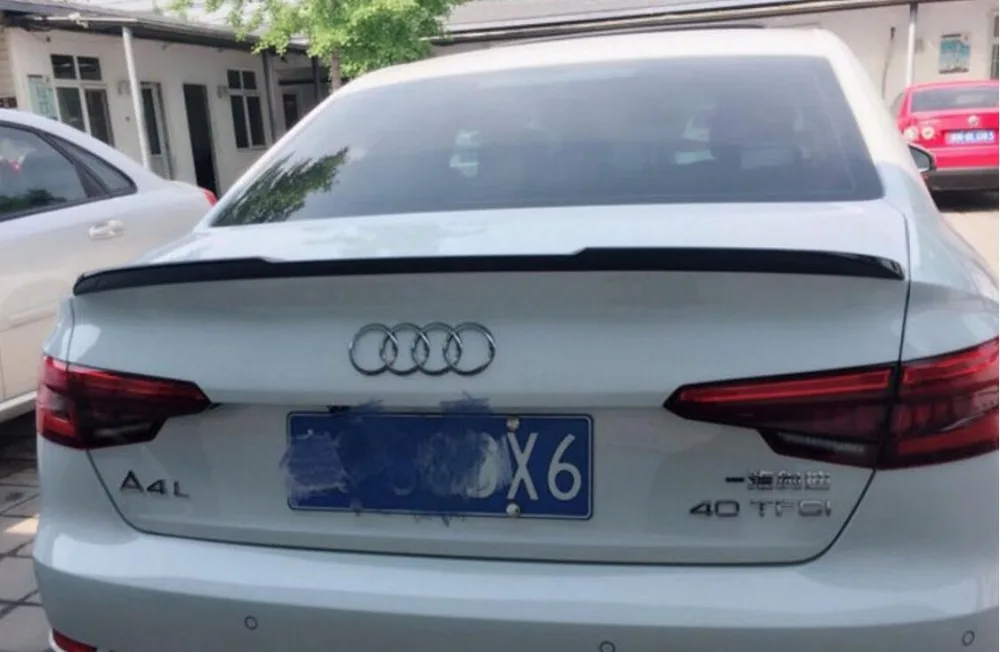 

Задний спойлер RQXR из АБС-пластика для audi A4 A4L 2017, неокрашенный