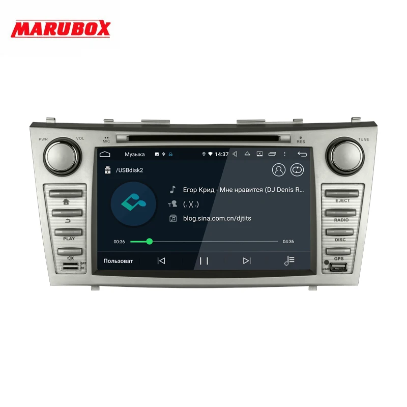 Штатная магнитола для Toyota Camry 2006 2007 2008 2009 2011 MARUBOX KD8403 Штатное головное устройство