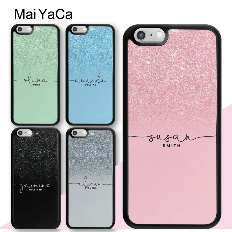 Чехол MaiYaCa с индивидуальными инициалами для iPhone 12 mini 11 Pro Max SE 2020 6S 7 8 Plus XR XS