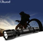 Фонарик, светодиодный супер яркий с 3 режимами работы для ночной езды, походов и охоты