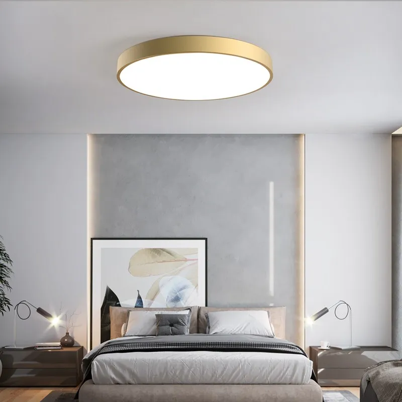 Минималистичные круглые светодиодные люстры для гостиной спальни кухни