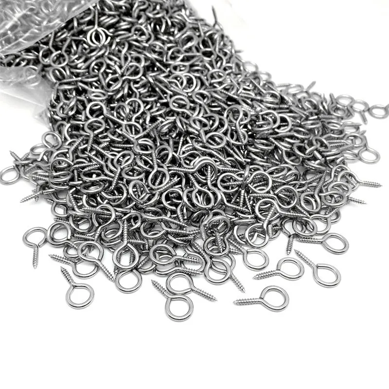 100 шт./лот булавки с отверстиями из нержавеющей стали для подвесок железные