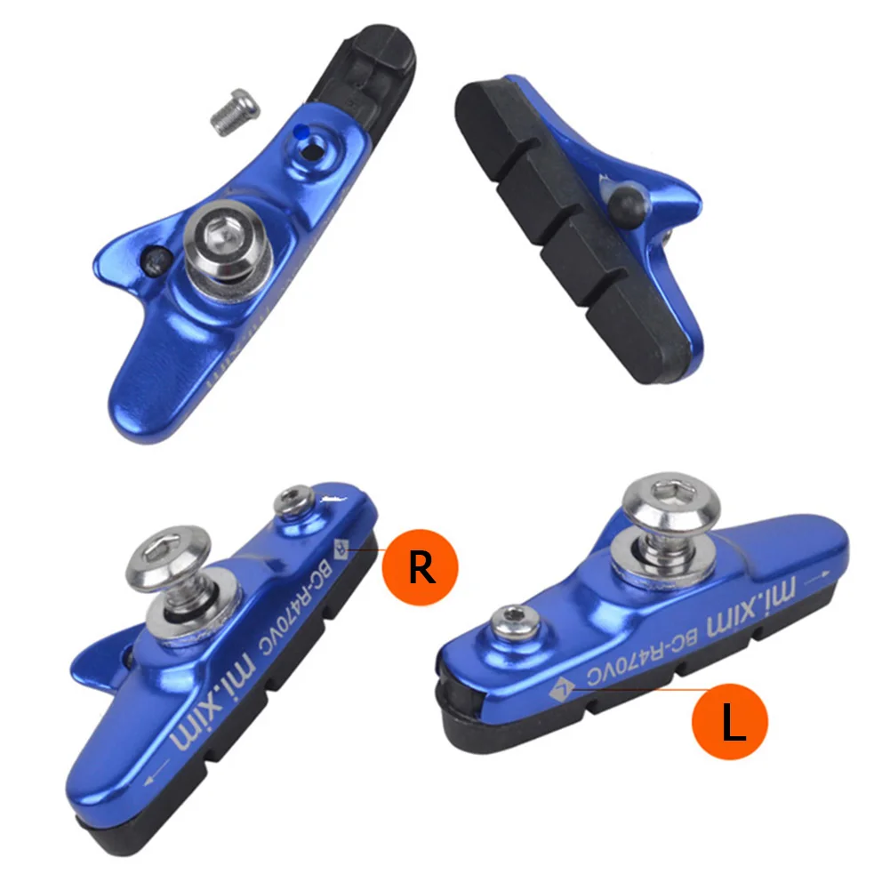 

Road Brake pads Drawer type Braking 1 pair Aluminum alloy+ rubber Shoes