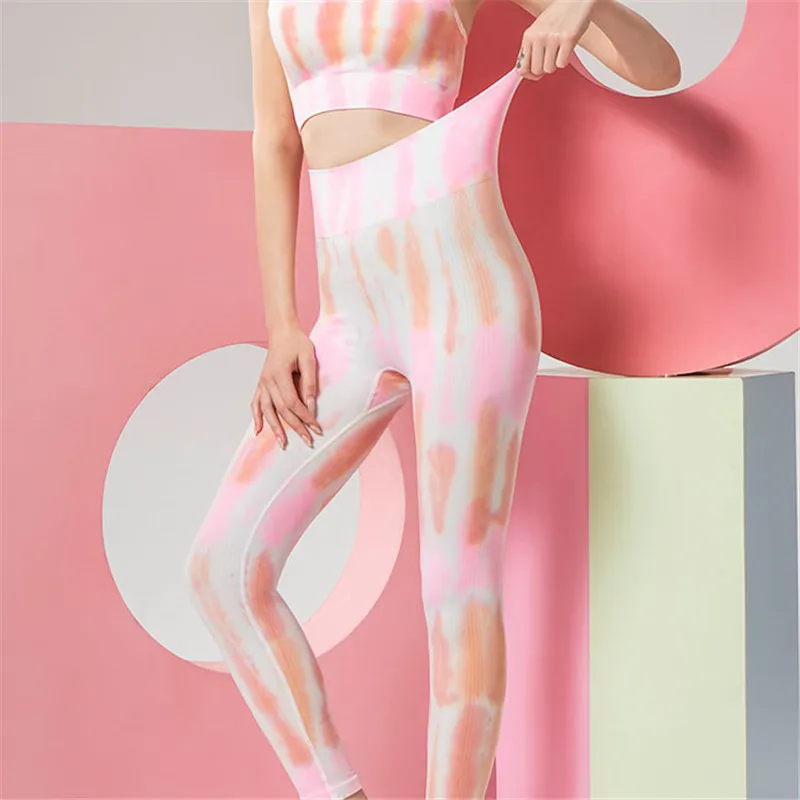 

Seamless Printing Yoga pants Women Gyms Clothing Female Fitness Running Tights Hip Lift Leggings High Waist workout Sport Pants