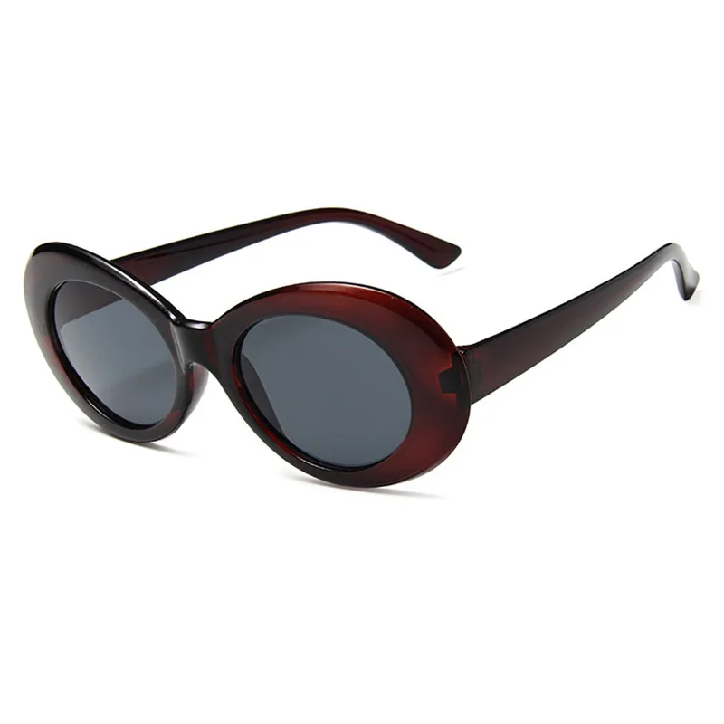 

14 Colors Female Clout Goggles Kurt Cobain Eyeglasses Men Oval Sunglasses Women Unisex Hip Pop Sun Glasses Lady Oculos UV400