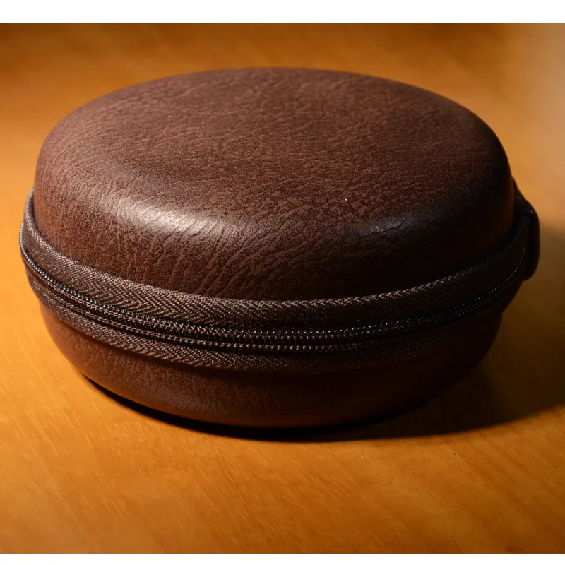 Портативный чехол для наушников круглая мини-гарнитура на молнии зарядное