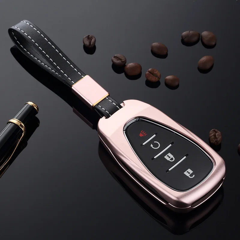 Чехол для автомобильного ключа из алюминиевого сплава защитный чехол Chevrolet Chevy