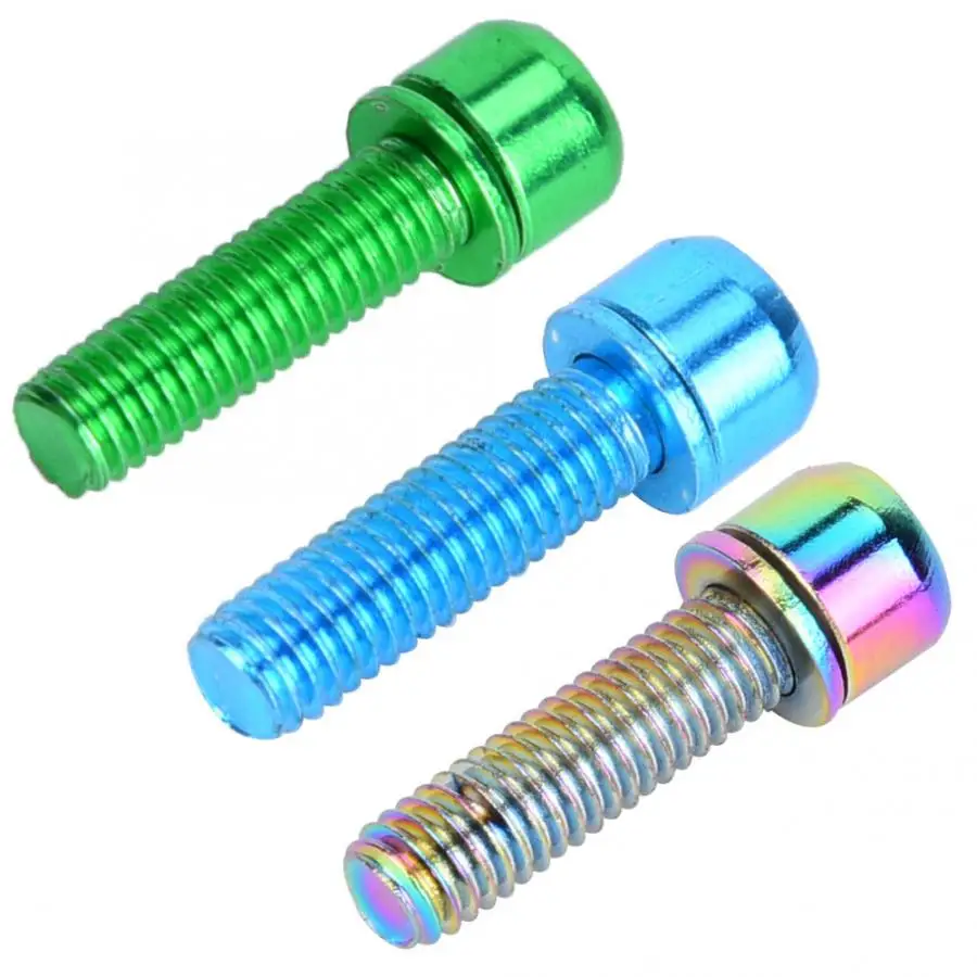 6 шт. винты из титанового сплава для велосипеда|Подставка велосипеда| |