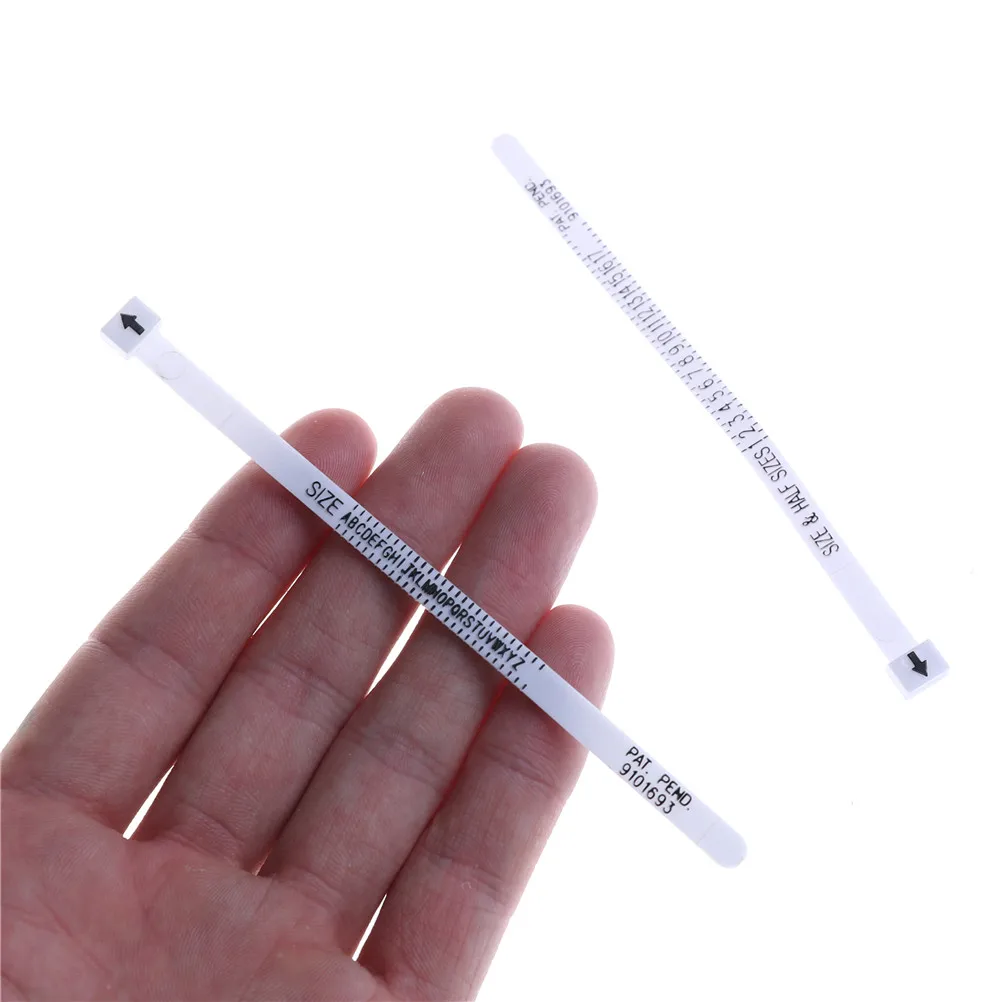 

NEW UK US Ring Sizer Scale Gauge Finger Stick Mandrel Measurement Jewelry Tools Check Size